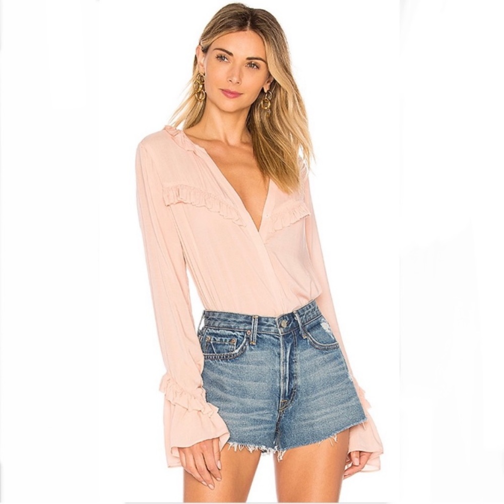 Paige Montel Blouse, Misty Rose, XS